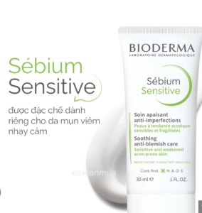 Review kem duong am Bioderma Sébium Sensitive