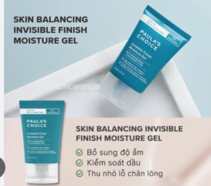 review Gel duong am Paula’s Choice Skin Balancing Invisible Finish Moisture Gel