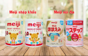 Sua Meiji Nhat co may loai va co tot khong